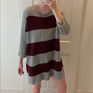 Oversized Rugby Boyfriend Sweater
